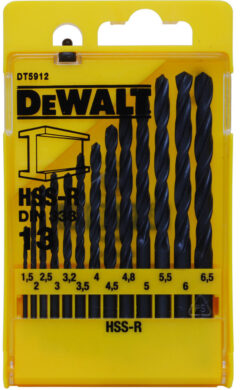 DEWALT DT5912 Sada vrtáků do kovu HSS-R DIN 388 19ks  (7891728)