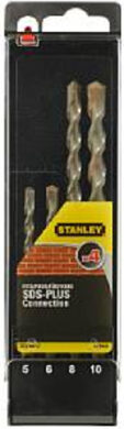 STANLEY STA56012-QZ Sada vrtáků SDS-plus 4dílná  (7901243)