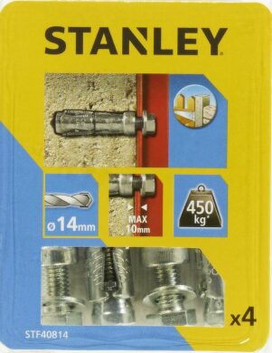 STANLEY STF40814 Kotva štítová rozpínací se šroubem 14x50mm SET4  (7902586)