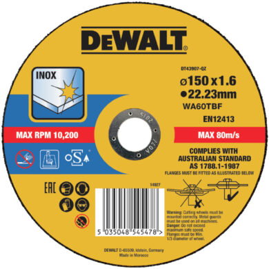 DEWALT DT43907 Kotouč řezný 150x1,6mm  (8343907)