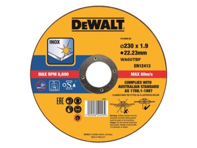 DEWALT DT43909 Kotouč řezný 230x1,9mm INOX  (8343909)