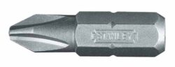 STANLEY 0-68-946 Bit PH2 25mm (3ks) - 1/4 bity křížové Phillips Ph2 25 mm ruční