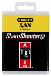 STANLEY 1-TRA204T Spony LD balení 1000ks 6mm typ-A - LD sponky typ A 5/53/530