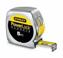 STANLEY 0-33-195 Metr svinovací 5m plast PowerLock blister - Powerlock - pouzdro z ABS materilu