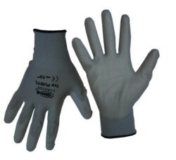 LOBSTER 101128 Rukavice NYLON vel.10 šedé PUNYL - Nylonové rukavice máčené PU gumě pro zvýšenou odolnost. Vel. 10, šedé. LOBSTER 101128

