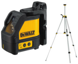 DEWALT DW088KTRI Laser křížový se stativem - 
Laser / Stativ
Laser / Stativ