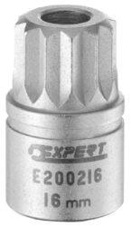 EXPERT E200216 Hlavice vypouštěcí 3/8" zástrčná XZN 16mm - 3/8 zástrčná vypouštěcí hlavice XZN s otvorem - 16 mm