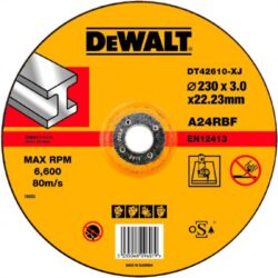 DEWALT DT42610 Kotouč řezný 230x3mm vypouklý - ezn kotou na kov Extreme, vypoukl 230 x 3 mm