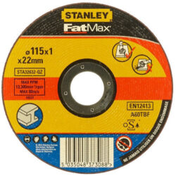 STANLEY STA32622-QZ Kotouč řezný 115x1,6mm na hliník - Kotou ezn 115x1,6 mm na hlink. STANLEY STA32622-QZ