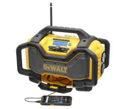 DEWALT DCR027 Aku rádio 10,8-54V (bez aku) 230V DAB/FM/BT/AUX - Aku rdio FM/AM/DAB/BT/USB/2x DC (10,8-18V) s nabjekou